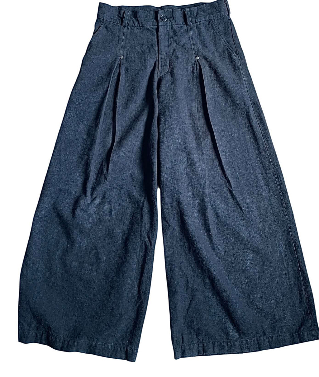 Wideleg Linen Pants